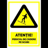 Indicator atentie pericol de cadere pe scari